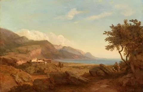 Louis Gurlitt — Italienische Küstenlandschaft