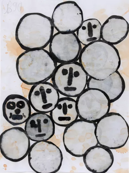 Donald Baechler — Pile 1, 1990