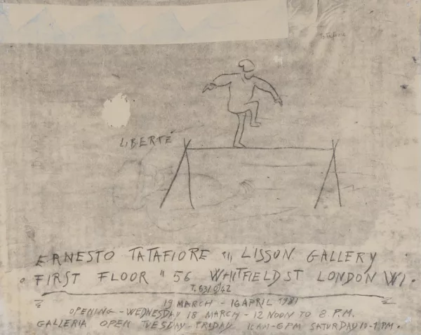 Ernesto Tatafiore — Lisson Gallery, 1981