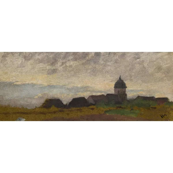 Ludovic Vallée — Attribué à LUDOVIC VALLÉE — Paysage.