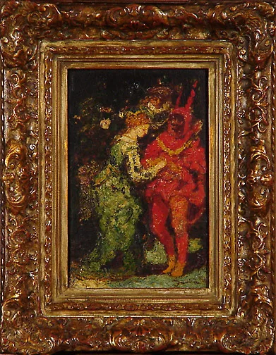 Adolphe Monticelli — Mephisto et Margherite