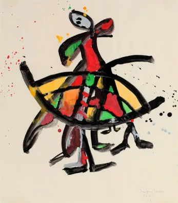 Eugène Ionesco — Tanzende Figur, 1983