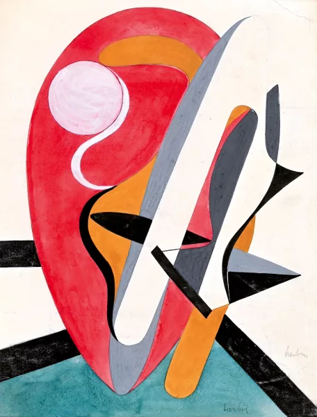 Auguste Herbin — Composition abstraite, um 1930