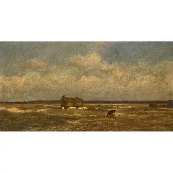 Jules Dupré — Attribué à JULES DUPRÉ — Paysage.