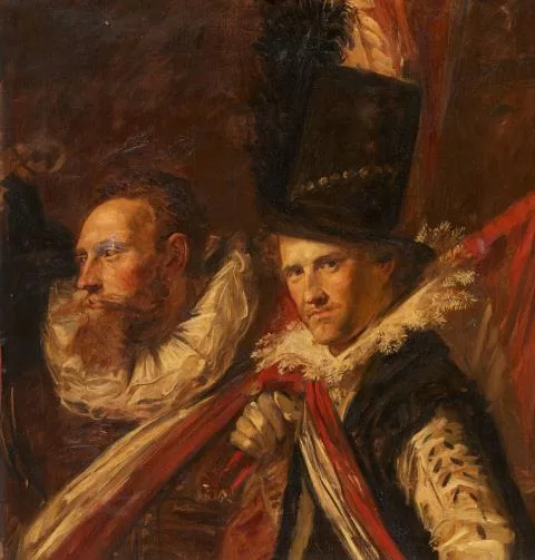 Hugo Vogel — Zwei Herren in historistischen Kostümen