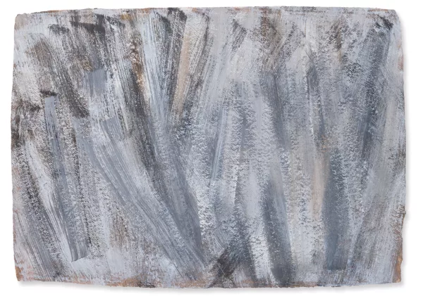 Raimund Girke — Ohne Titel, aus "Monferrato-Serie" (Castel Burio), 1989