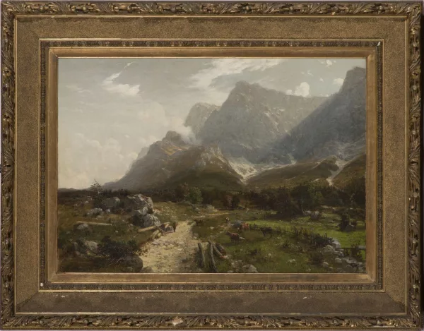 Carl Weber — Paysage de montagne