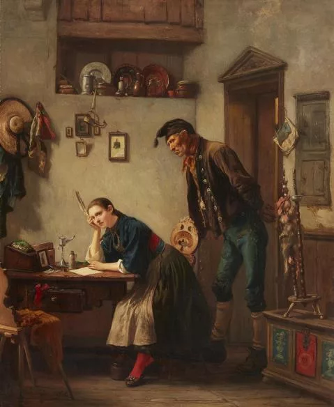Carl Wilhelm Hübner — Der Liebesbrief