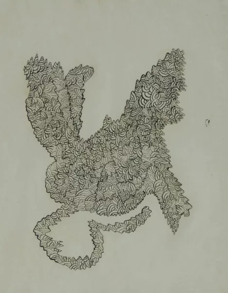 Gaston Chaissac — Bête fabuleuse, 1938