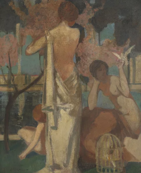Gustave Louis Jaulmes — Jeunes femmes aux colombes