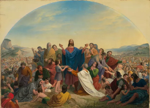 Ludwig Ferdinand Schnorr von Carolsfeld — Die Speisung der Fünftausend