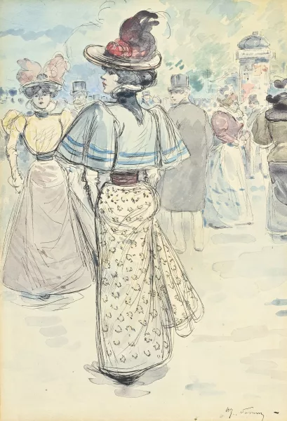 Henry Somm — Elégante de