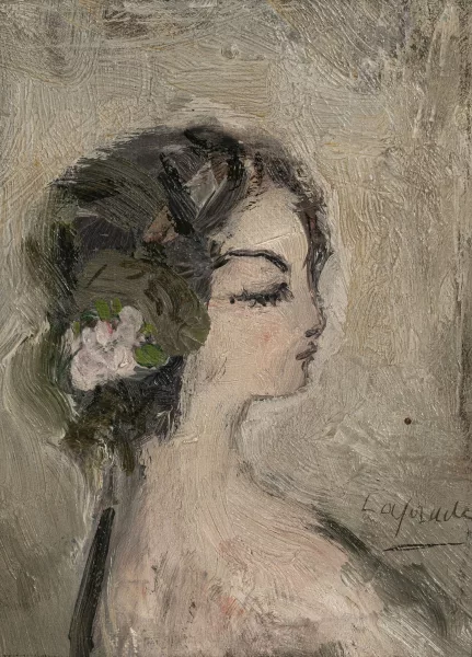 Pierre Laprade — Femme à la rose