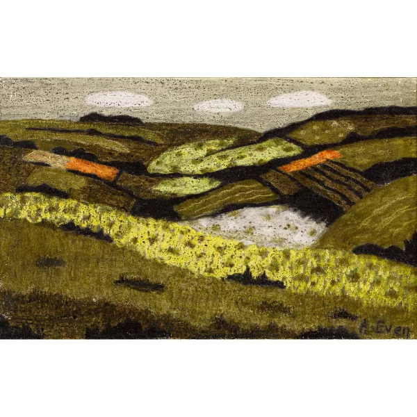 André Even — "Colline fleurie en Bretagne".