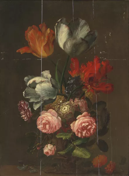 August Wilhelm Sievert — Natura morta con fiori