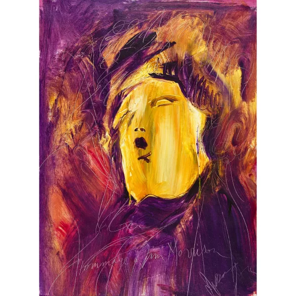 Jean Messagier — "Hommage à Jim Morrison".