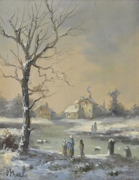 Christian Mali — Paysage d’hiver
