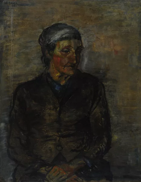 Gordon Mallet McCouch — Sitzende alte Frau, 1945