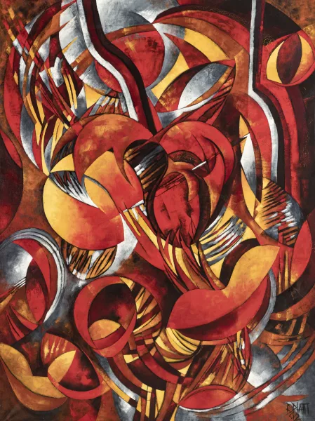 Barbara Pratt — Barbara Pratt (1963), "Bacchus", 1992, huile sur
