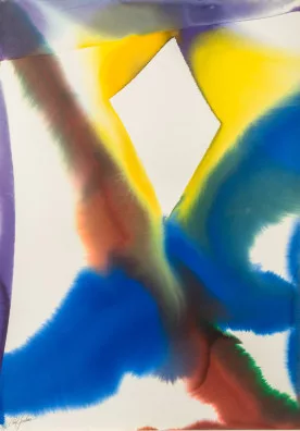 Paul Jenkins — Phénomènes : cerf-volant de Kanemitsu, 1991