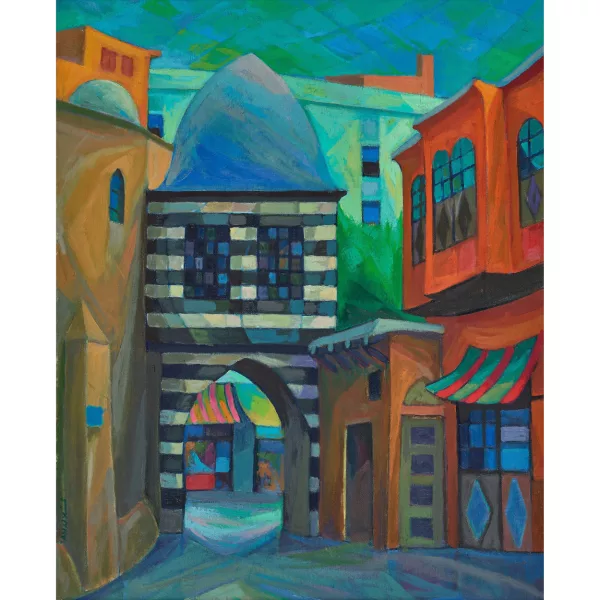 Mamdouh Kashlan — « Paesaggio di Damasco ».