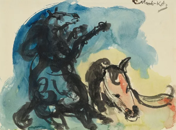 Emmanuel Mané-Katz — Les chevaux,
