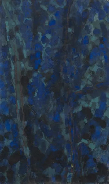 Theodore Appleby — Theodore APPLEBY (1923-1985), 'Composition bleue' circa 1960, huile