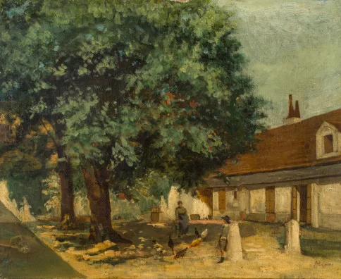 Stanislas Lépine — Cour de ferme