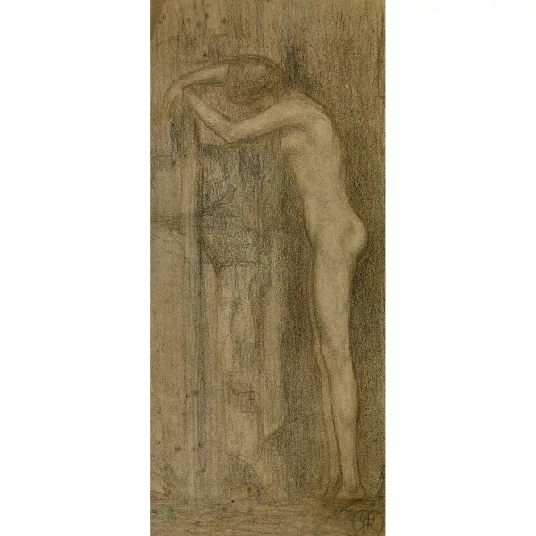 Fernand Khnopff — Attribué à FERNAND KHNOPFF — Femme à sa toilette.