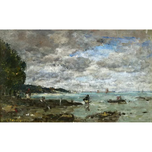 Eugène Boudin — Le rivage à Plougastel