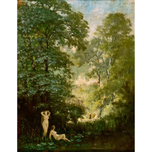Gustave Doré — Baigneuses dans la forêt.