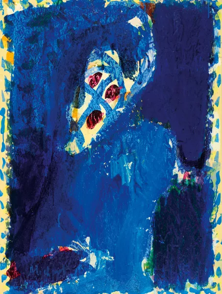 Pierre Alechinsky — Oeil gothique, 1973