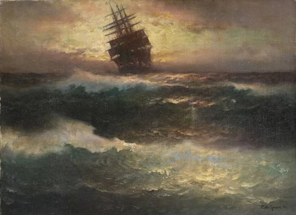Franz Müller-Gossen — Après la tempête, sur l’Atlantique