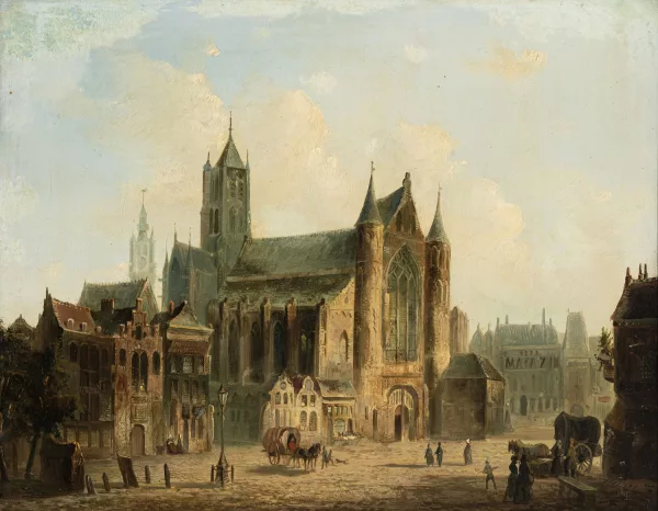 Pierre Tetar van Elven — Vue d'une cathédrale