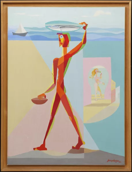 Léopold Survage — Pêcheur et nu rose