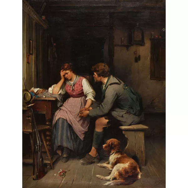 Adolf Lüben — Die tröstenden Worte.