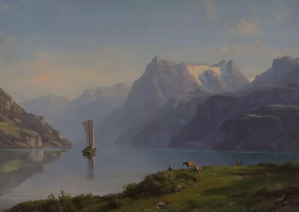 Philippe George — Paysage lacustre