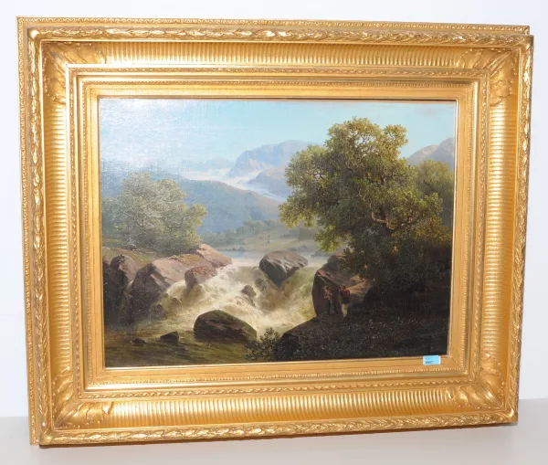 Louis Derickx — Wanderer am wilden Bach