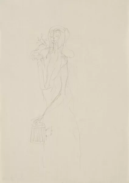 Joseph Beuys — Frau mit kleinem Hirsch und Käfig