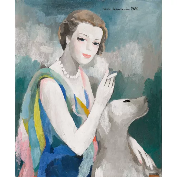 Marie Laurencin — Portrait de Marcelle Dormoy (1895-1976).