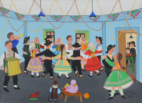 Zuzana Chalupová — Szene aus dem Tanzsaal, 1969
