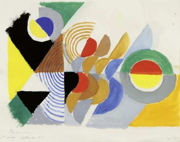 Sonia Delaunay-Terk — Farbiger Rhythmus, 1955