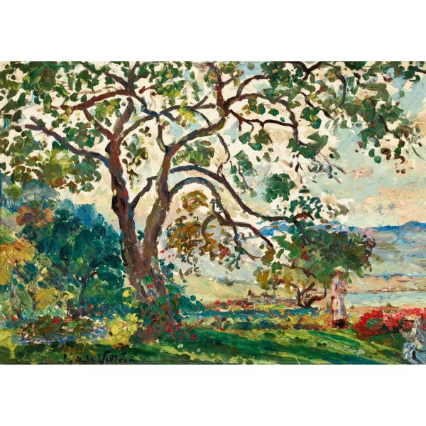 Emmanuel de La Villéon — Femmes au jardin.