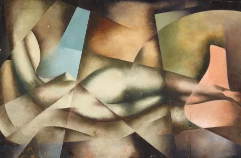 Rudolf Jahns — Abstrakter Akt