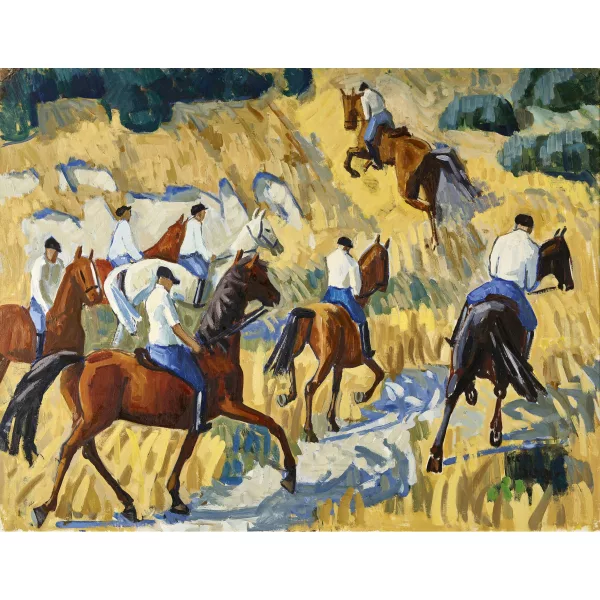 Jean Berger — "Les cavaliers".