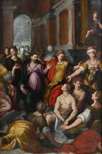 Federico Zuccari — La résurrection de Lazare