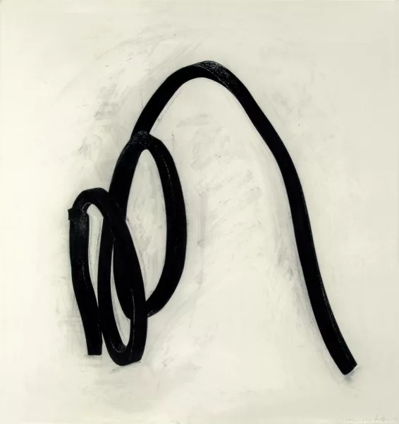Bernar Venet — Undeterminated Line, 1984