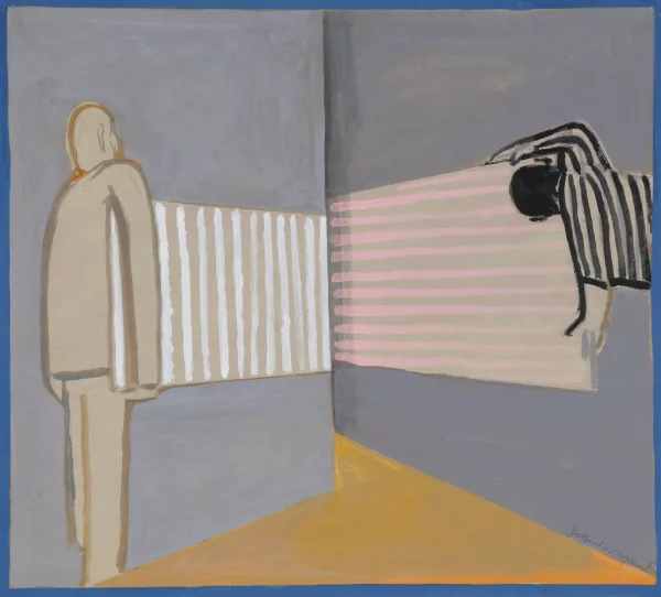 Gottfried Wiegand — Zwei Liebhaber von Streifen, 1995