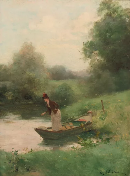 Jules-Frédéric Ballavoine — Die Anglerin