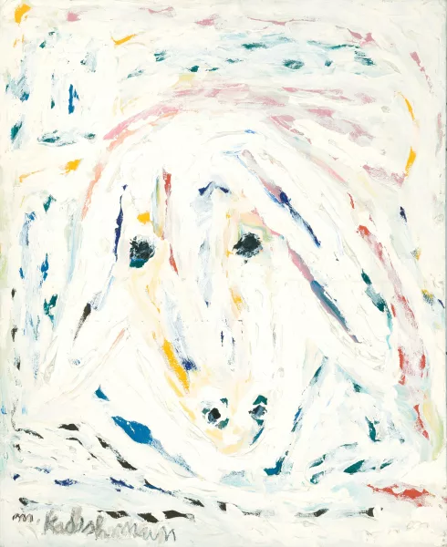 Menashe Kadishman — Schaf in Weiss